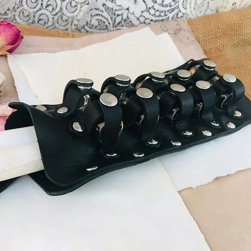 Medieval Belt Potion Vials Pouch Leather Scroll Holder Bag Alchemy Kit For Renaissance Fair Cosplay LARP Costume Parts Men Women