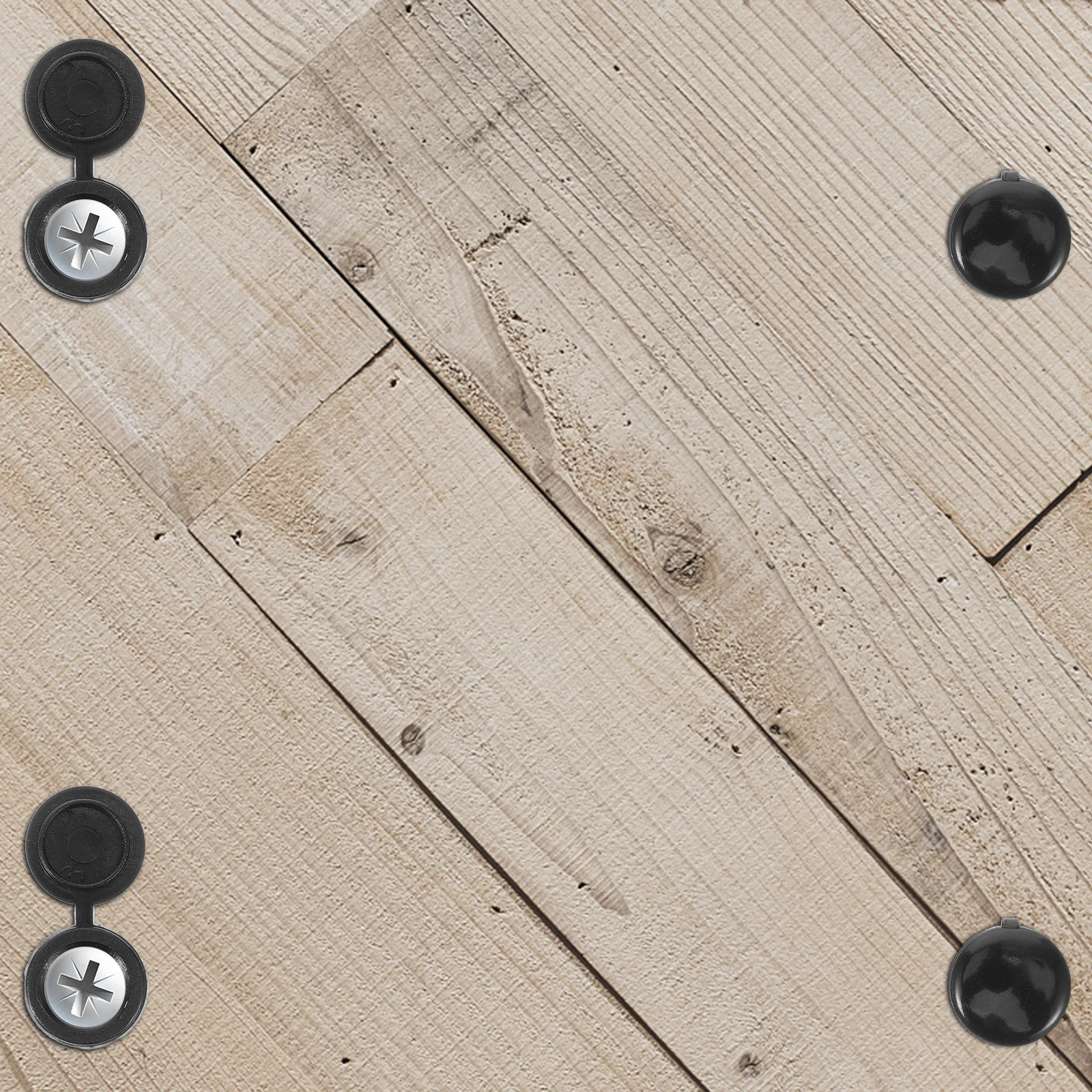 

100Pcs Screw Covers Plastic Practical Decorative Caps for Various Screws Home Office Use Plastic Screw Caps Screws Cap