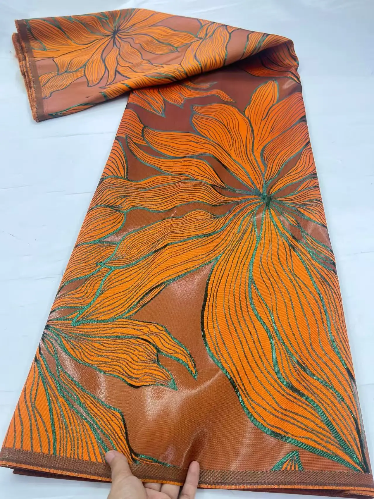 tessuto-jacquard-broccato-africano-di-lusso-5-iarde-damascato-floreale-nigeriano-dorato-materiale-per-abiti-da-festa-per-donne