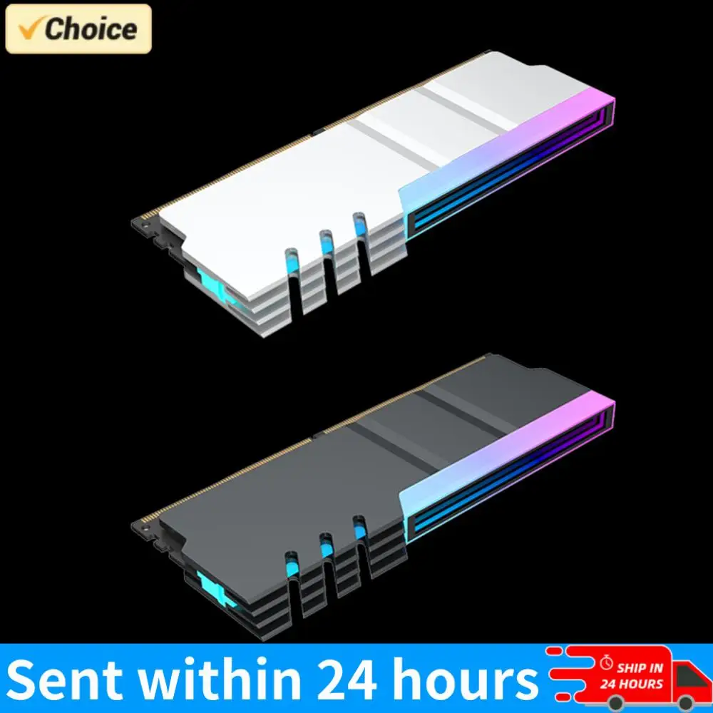 

Memory Module Cooler DDR4 DDR5 Heat Cooler Radiator 5V 3PIN ARGB AURA Sync Aluminum Alloy Heat-resistance Computer Accessories