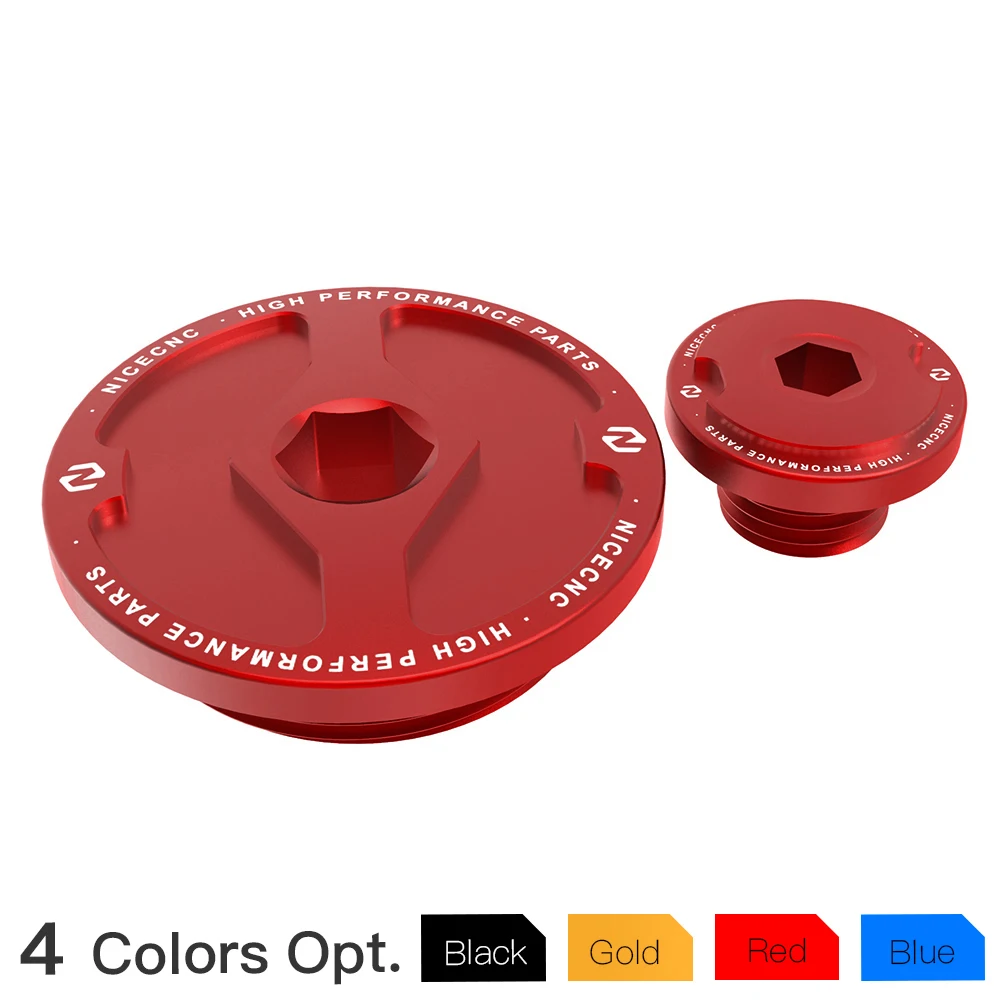NICECNC 6061 T-6 Aluminum ATV Engine Cover Cap Plug Kit For Yamaha Raptor 700 700R YFZ450R 450X YZ WR 250F 250FX 450F 450FX