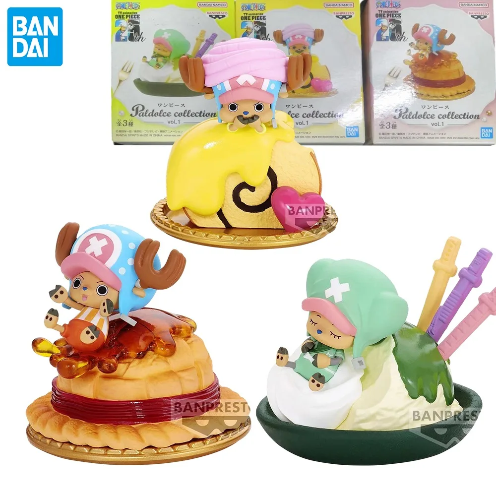 

Bandai Genuine One Piece Anime Figure Model 25th Tony Tony Chopper Paldolce Collection Vol.2 Kawaii Doll Q Version For Kids Gift