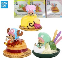 Bandai Genuine One Piece Anime Figure Model 25th Tony Tony Chopper Paldolce Collection Vol.2 Kawaii Doll Q Version For Kids Gift