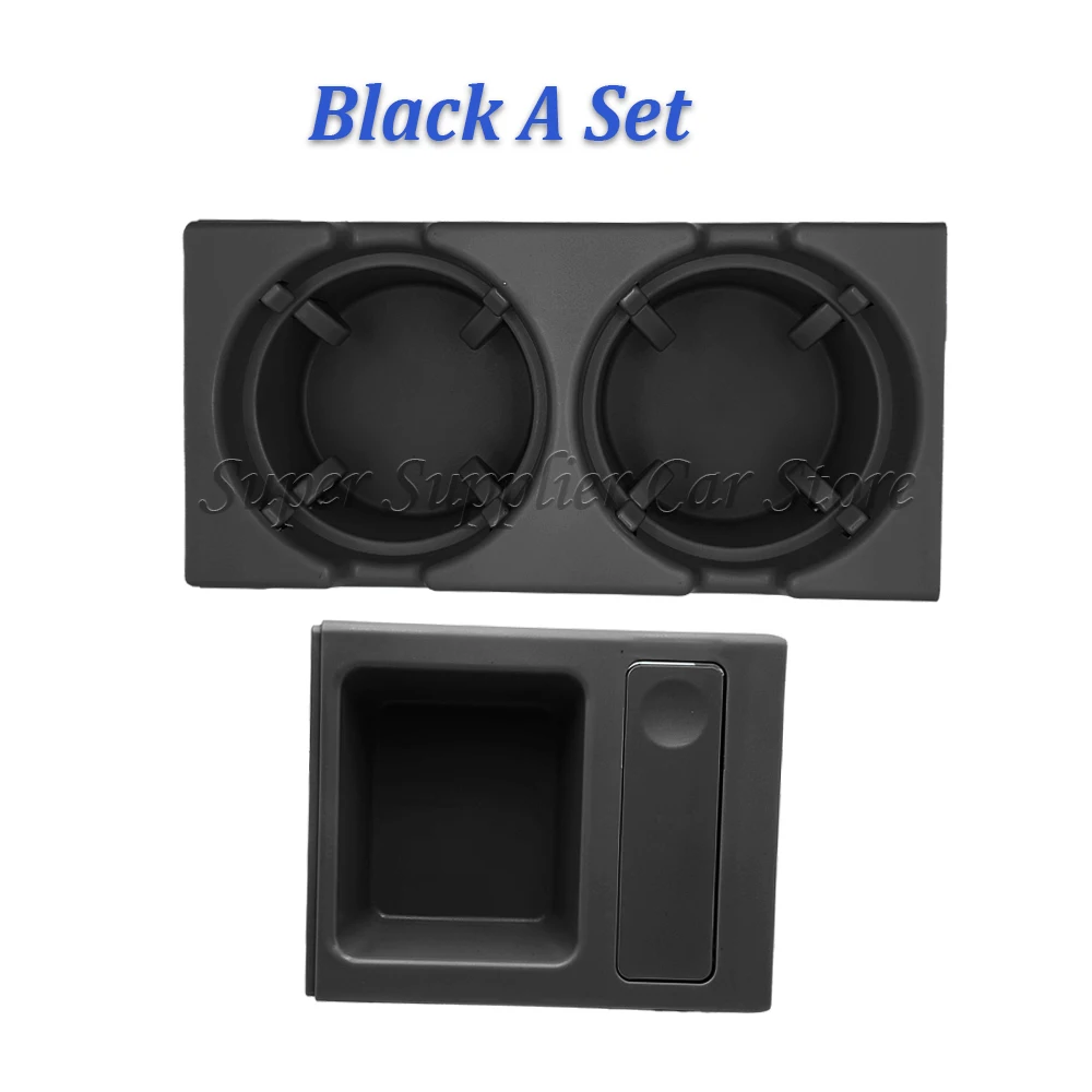 New For BMW E46 Series 1999-2006 Car Center Console Water Cup Holder Beverage Bottle Holder Coin Tray 51168217953 51168217955