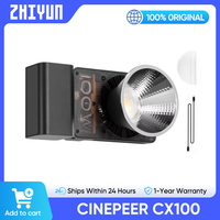 ZHIYUN CINEPEER CX100 100W Handheld Led COB Light Pocket Video Light Bi Color Photo Fill Light Photography Lighting