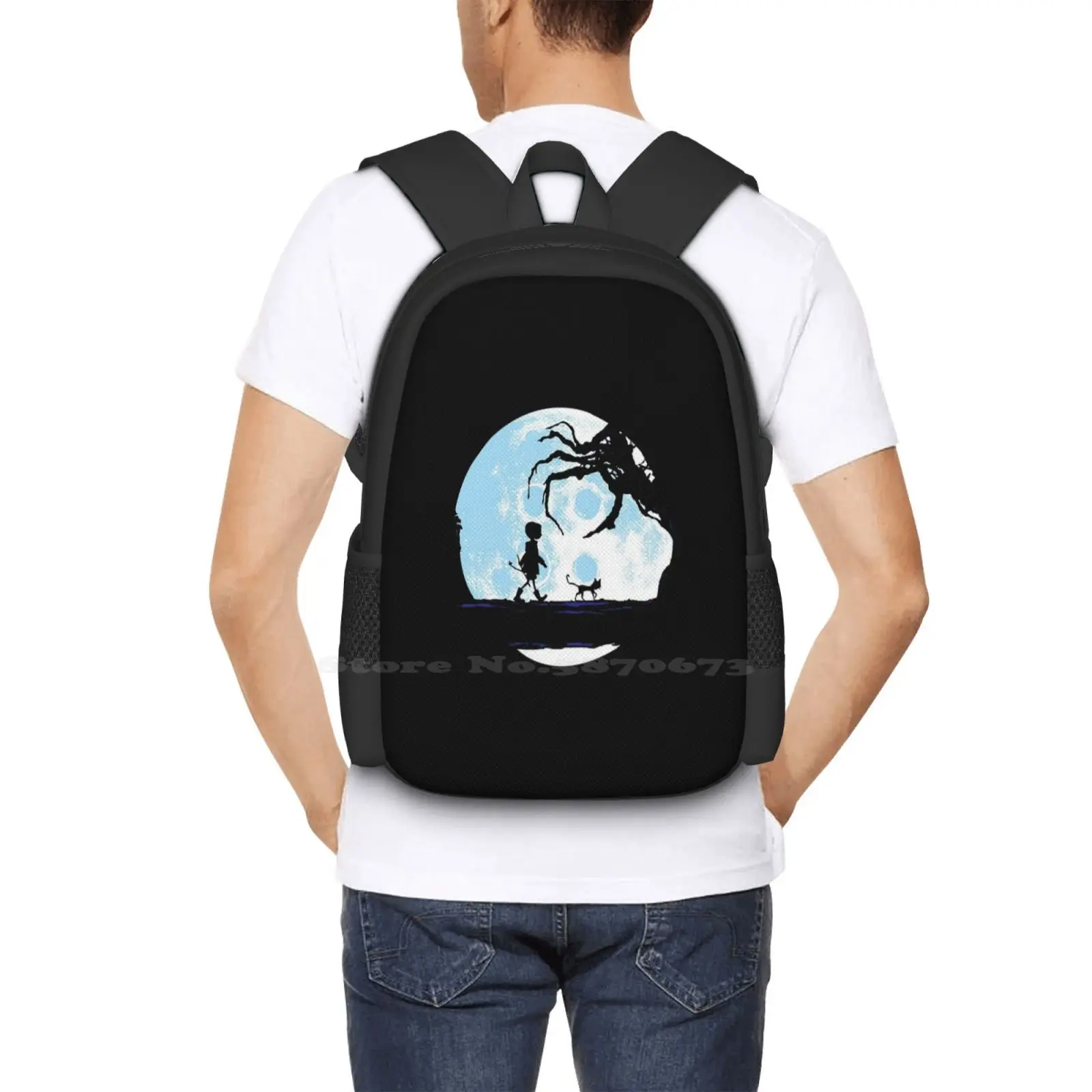 Coraline School Bag Big Capacity Backpack Laptop Coraline Coraline Pinterest Pinterest Halloween