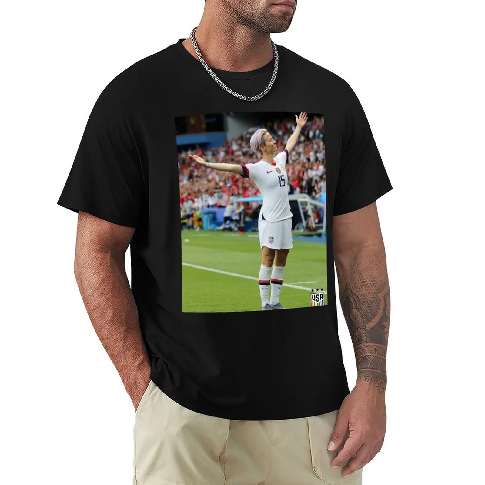 Megan Rapinoe Goal vs France Getty T-Shirt graphic t shirt vintage shirts graphic tees designer shirts shirts men