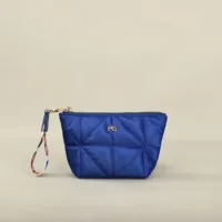 Bolsa de cambio de nailon PG 2026, pequeña bolsa de cosméticos impermeable cerrada con cremallera impresa