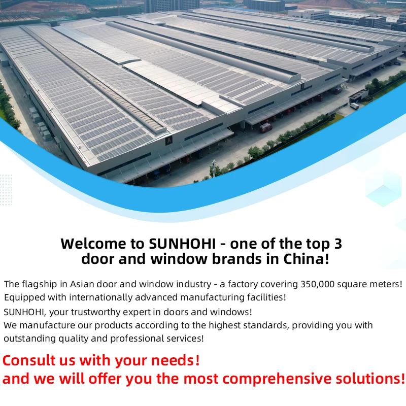 SUNHOHI Aluminum Frame 25mm Narrow Frame Sliding windows Automatic Lock with Armrests Sliding Window Rails Sliding windows