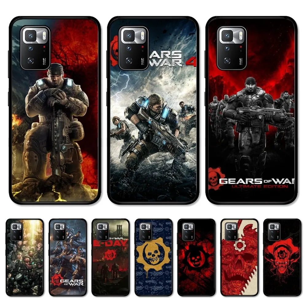 G-Gears Of W-Wars Phone Case For Redmi Note 4 X 5 A 6 7 8 T 9 9S 10 11 11S 11Epro Poco M3 Pro