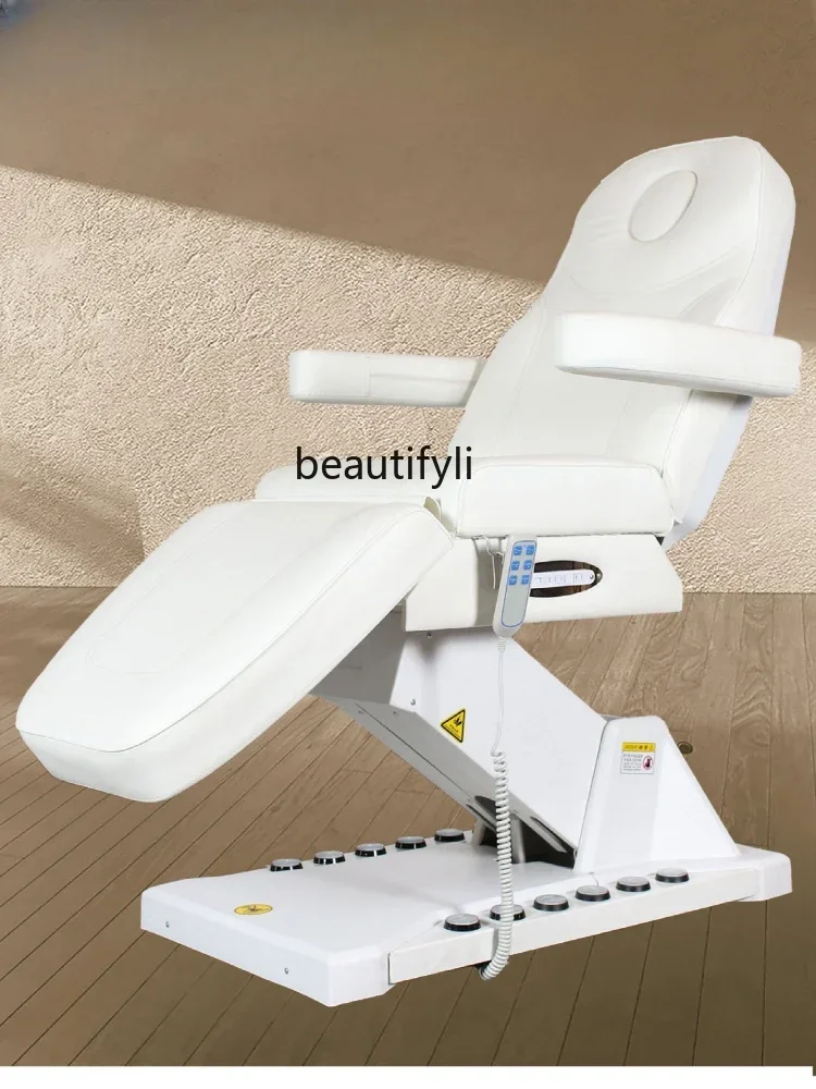 ss newLuxury Electric Beauty Bed Lifting Electric Tattoo Bed Tattoo Couch Ear Cleaning Bed Beauty Chair