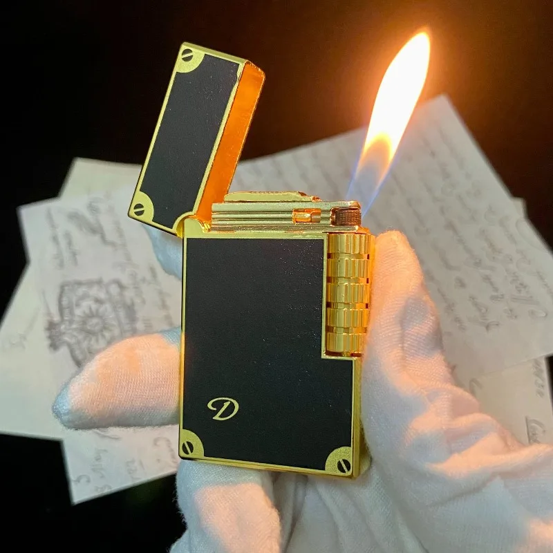 

Retro Steel Sound,sound,old-fashioned Lighter,open Flame Grinding Wheel, All Metal Creative,personalized,men's Cigarette Lighter