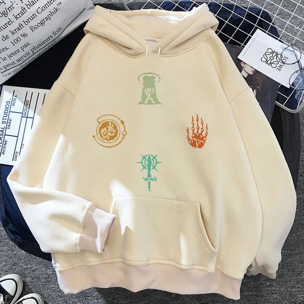 Sudaderas con capucha de Zelda Tears of the Kingdom para mujer, estilo coreano, camiseta con capucha estética harajuku, chándal gráfico para mujer