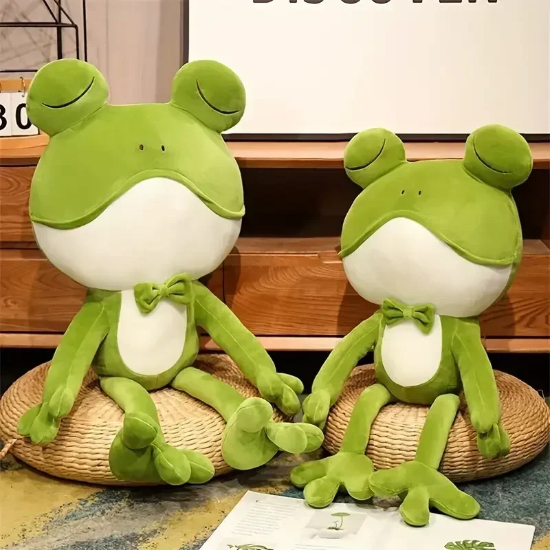 Soft Frog Plush Stuffed Animal Long-Leg Plush Frog Doll Cute Stuffed Frog Plushies Gift for Kids Plush Frog Decor Photo Prop