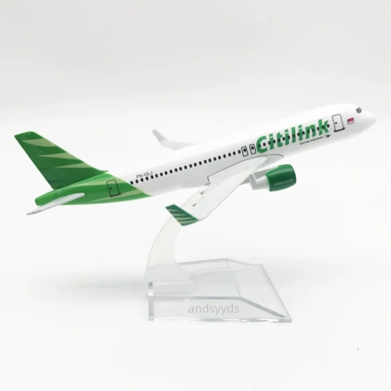 

16 см масштаб 1:400 Citilink Airways A320 Indonesia Citilink модель самолета литая под давлением металлическая модель самолета игрушки для детей подарок