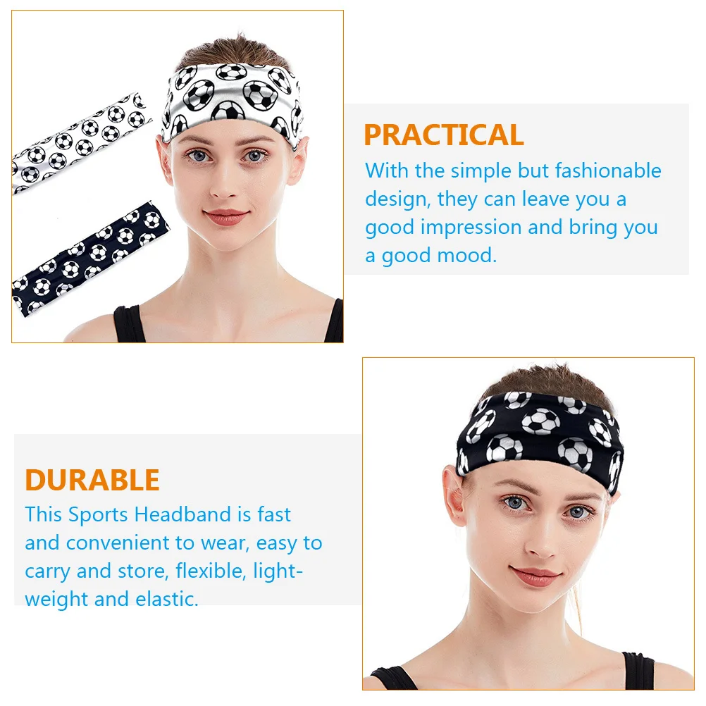 

2Pcs Multi Function Headbands Breathable Sweat Bands for Sports Yoga Running Lightweight Compact Design Easy to Carry and Store