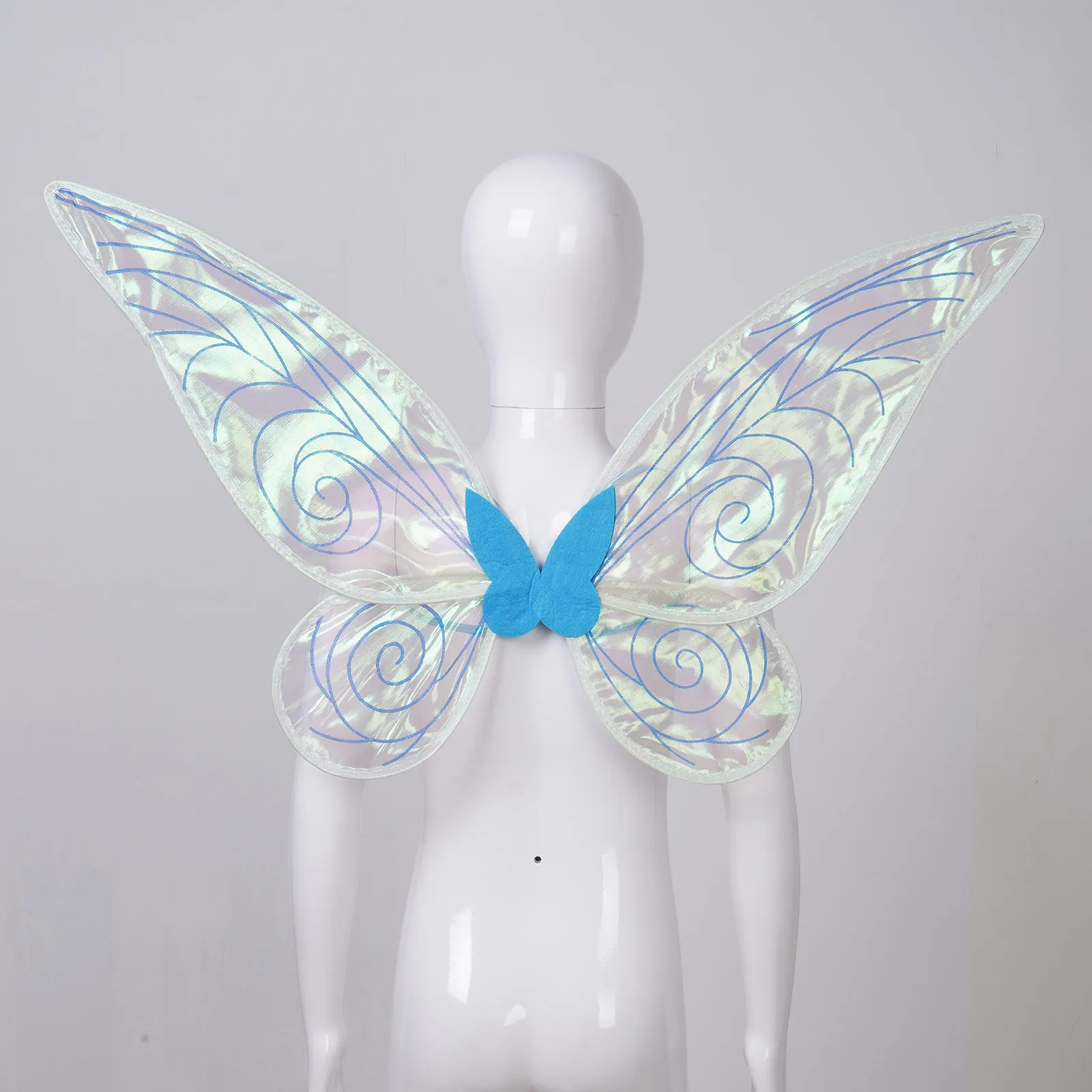 Alas de Ángel de mariposa de hadas para niños y niñas, alas de elfo, disfraz de Halloween, fiesta de disfraces, vestido de fantasía, alas de fotografía de Carnaval