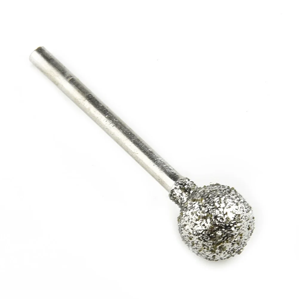 

Parts Burr Drill Bit Drill Bits Drill Bits Accessories Round Ball Tool 3mm Shank 5pcs Diamond For Carving Engraving