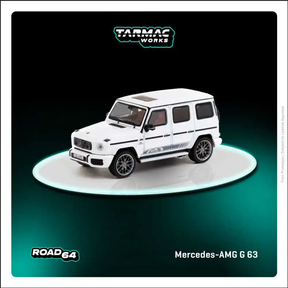 

In Stock Tarmac Works 1:64 Merxxdes AMGx Big G G63 Alloy Car Model