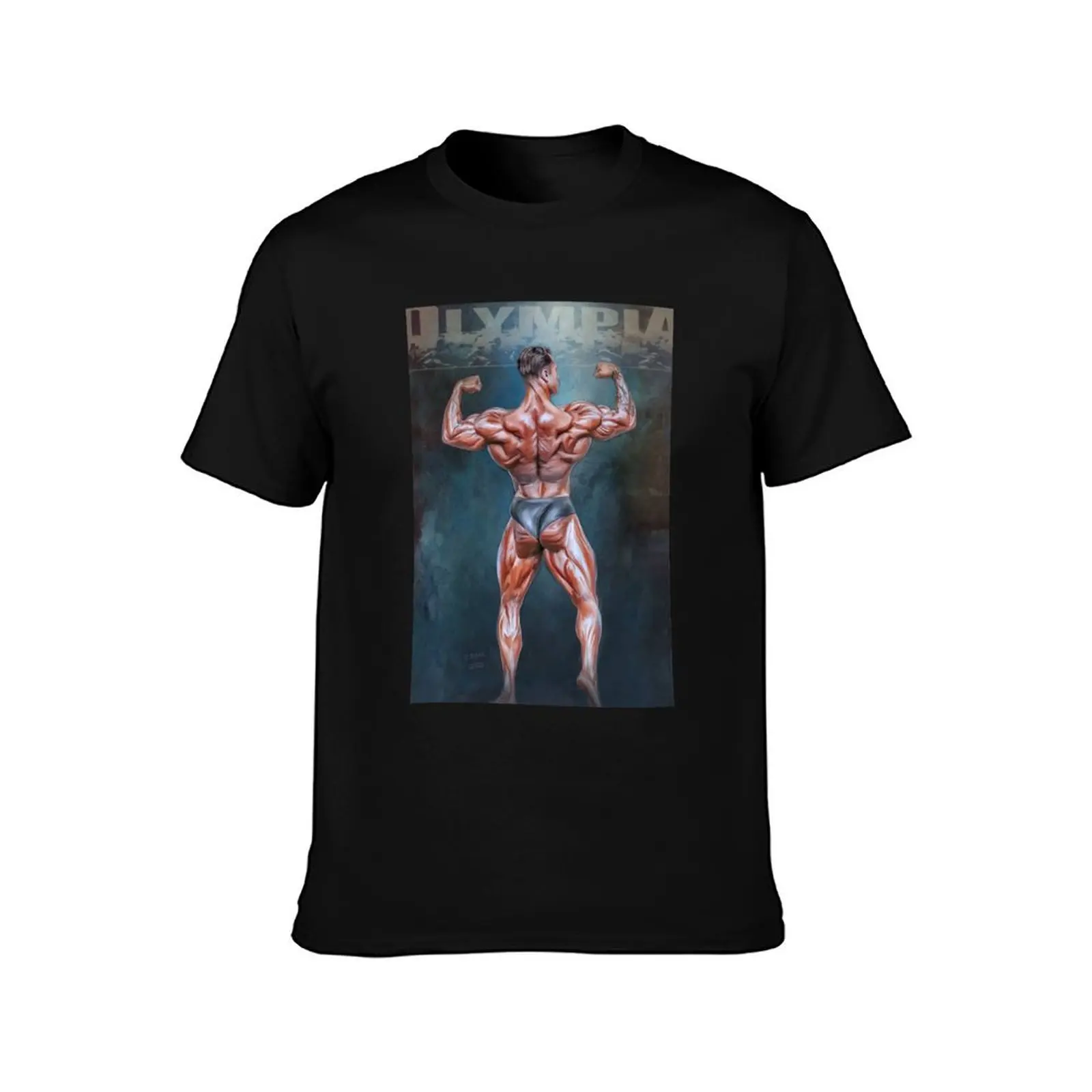 Chris Bumstead Mr Olympia Physique T-Shirt Casual All Match Short Sleeve T-Shirt