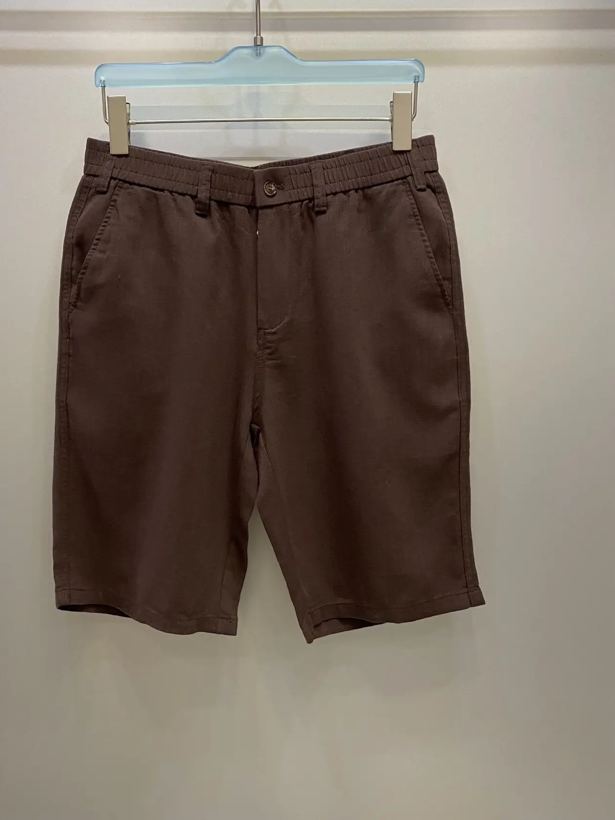 BC old money wind summer linen blend mid-waist straight five-point pants men's casual shorts
