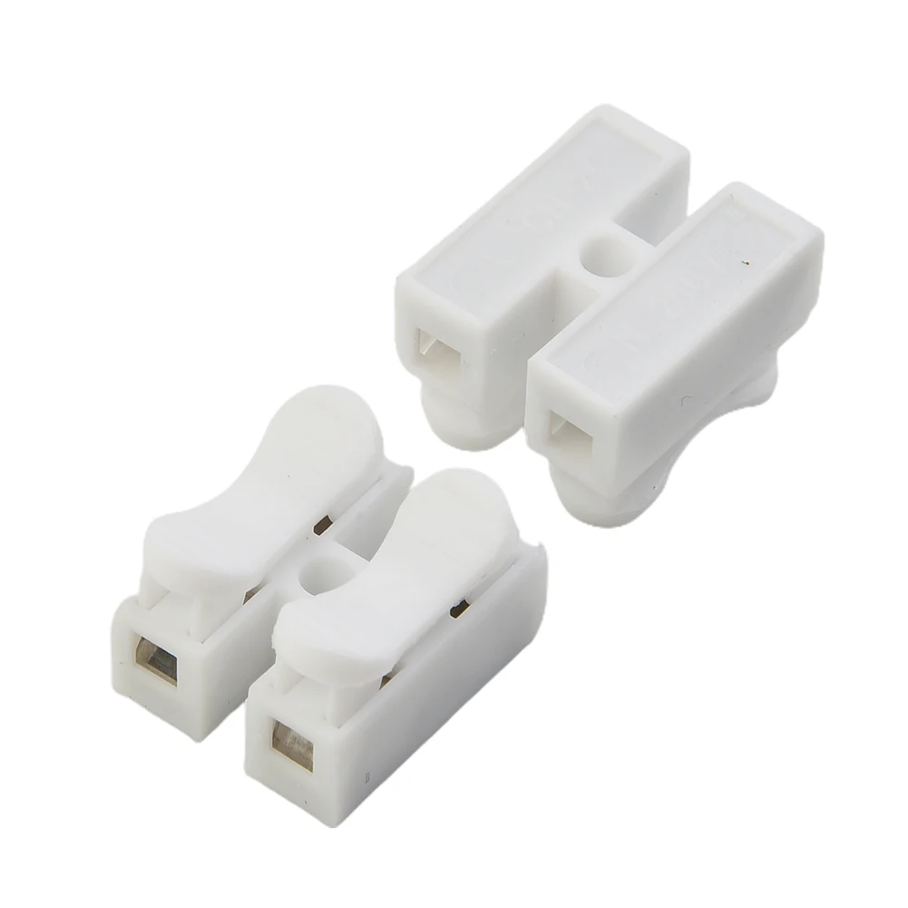 For CH2 Spring Clamp Cable Connectors 20 Units for Fast Secure Wire in Low Voltage LED Applications 2mm Stripping Length