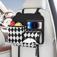 Car Backseat Organizer with Touch Screen Tablet Holder Auto Storage Pockets Cover Car Seat Back Protectors Car Accessories