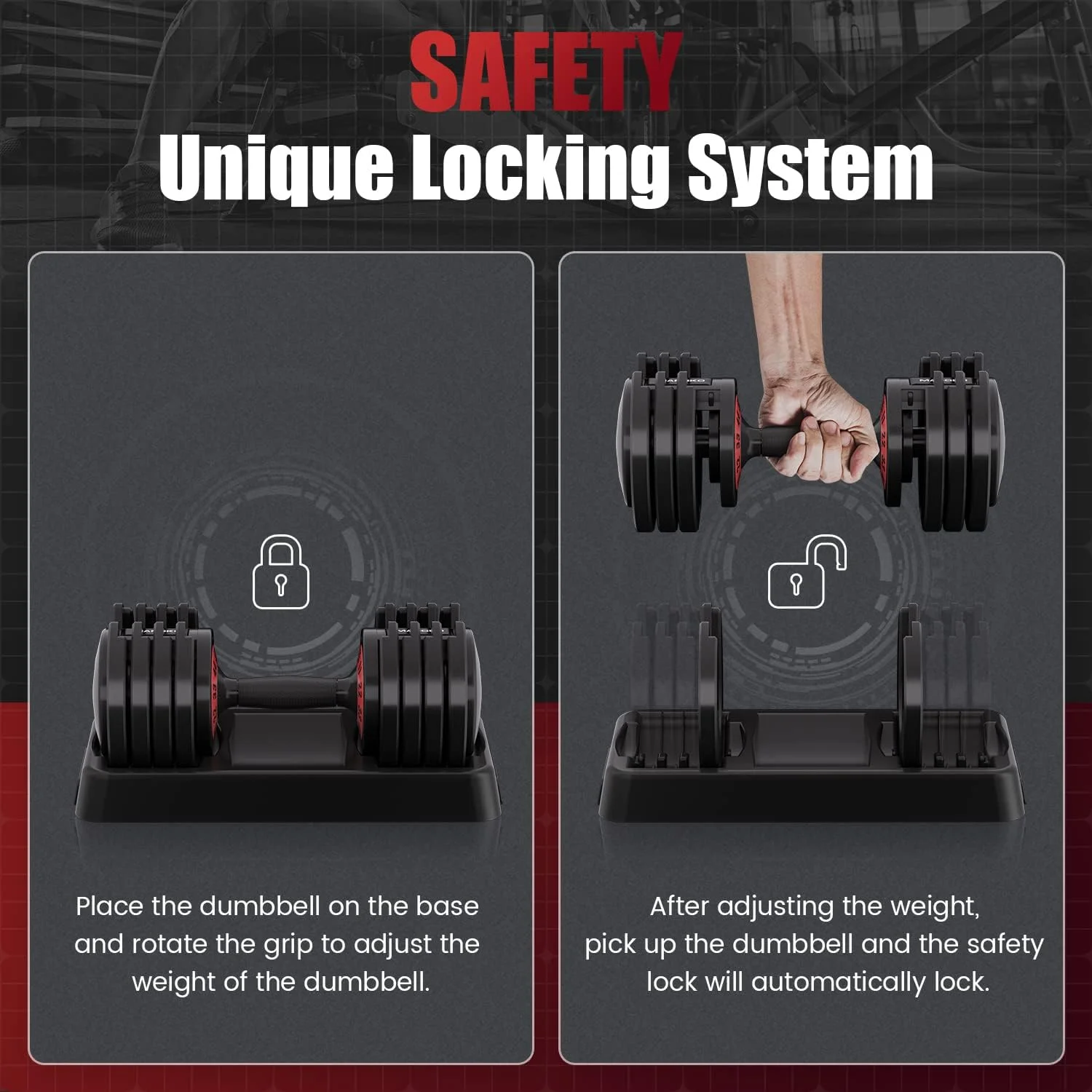 

Online Purchase Customized Private Brand Cast Iron Exercise Core Adjustable Spinning Dumbbells 14kg