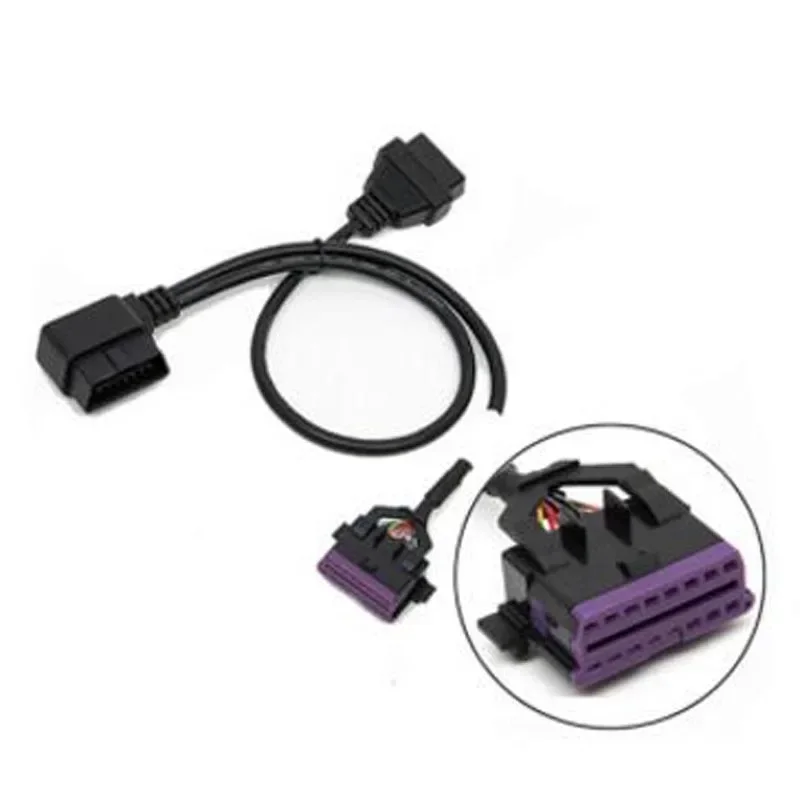 OBDII 16 pin OBD2 OBD 2 Splitter Extension Cable one Male to Two Female Y Cable OBD2 splitter OBD2 extension for ELM327 Icar2