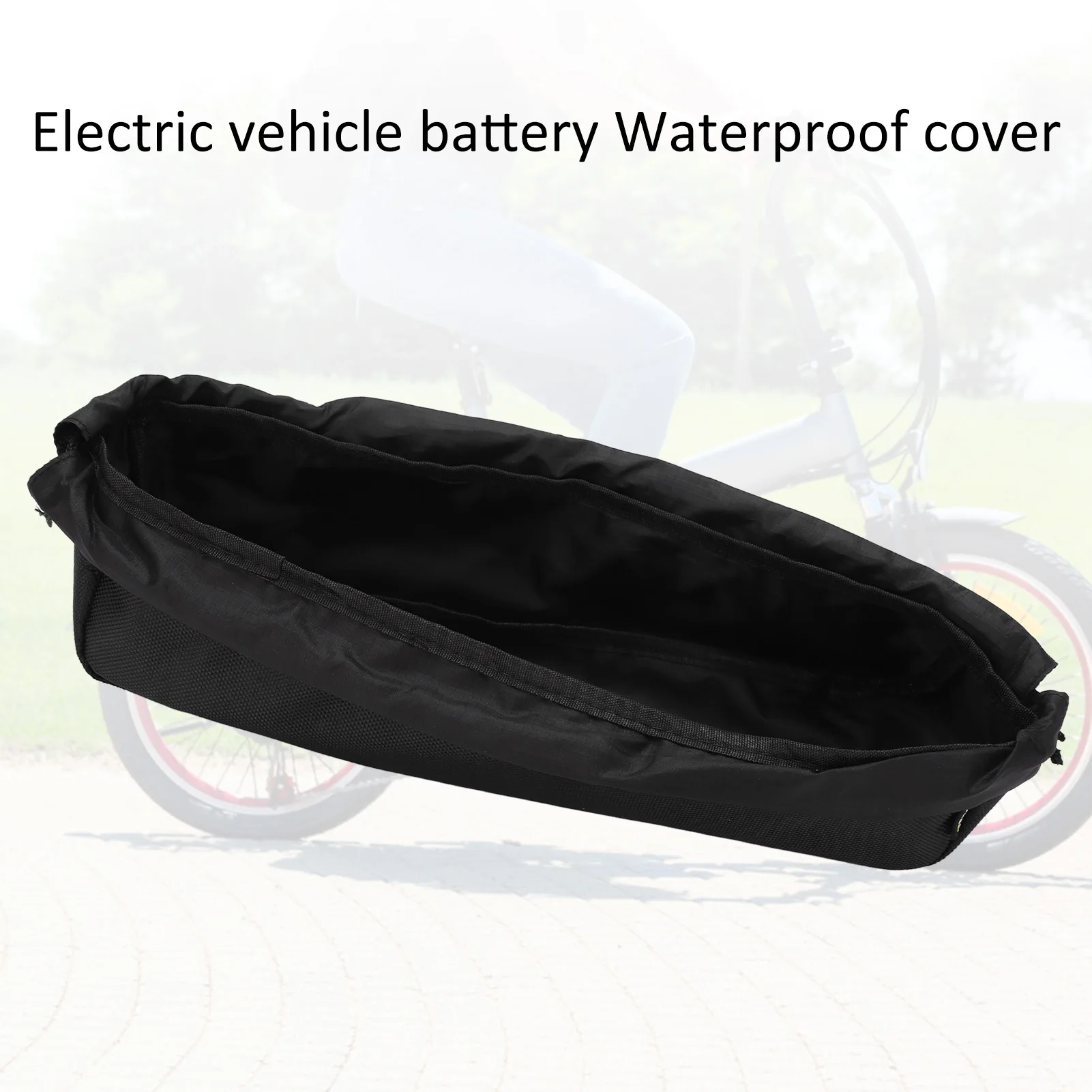 

Battery Bag Waterproof Cover, Electric Bicycle Lithium Battery Waterproof Dustproof Anti Mud Cover Battery Protection