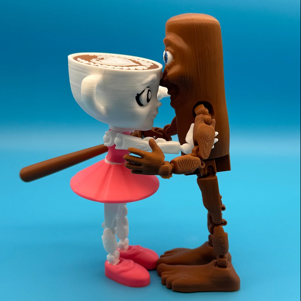 الإيطالية Brainrot عمل الشكل Tungsahur Tralalero الشكل ثلاثية الأبعاد مضحك سطح المكتب الديكور تمثال المنقولة مفصلية AI لعبة طفل #1