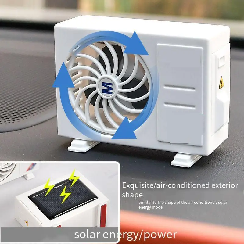 Akzz Automobile Perfume Automobile Air Conditioner Air Outlet Decoration Personalized Solar Air Conditioner Styling Accessories