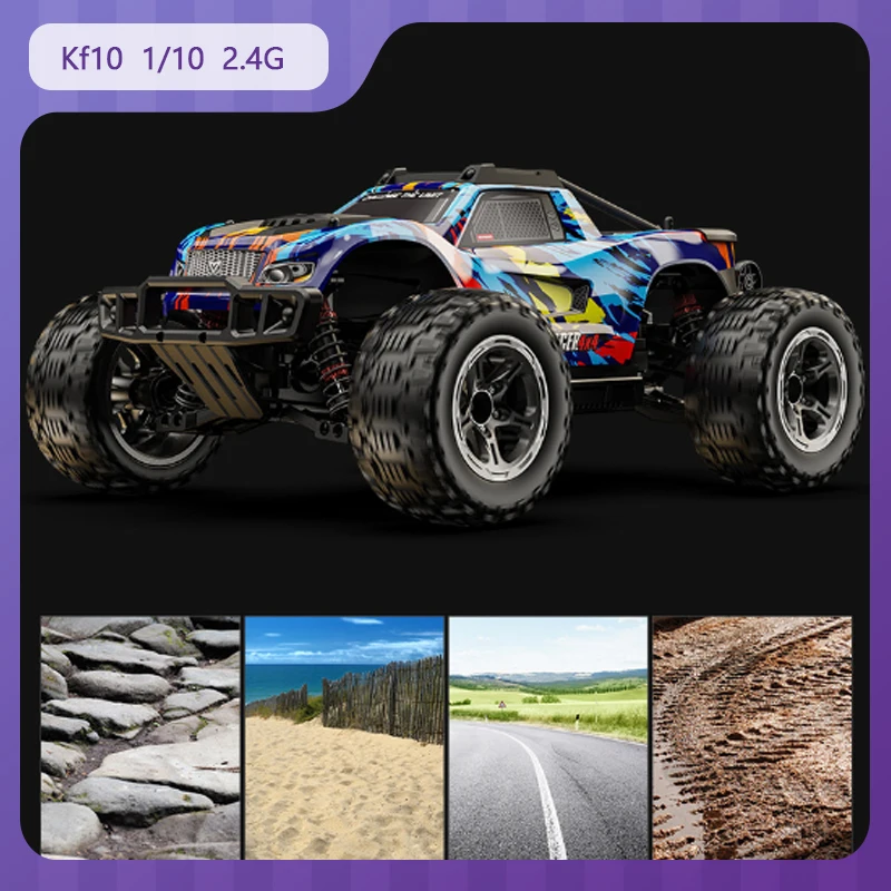 

Kf10 1/10 2.4g Rc Car High-Speed 4wd Brushless Racing Cars Cross-Country Rock Climbing Remote Control Car Children'S Adult Toys