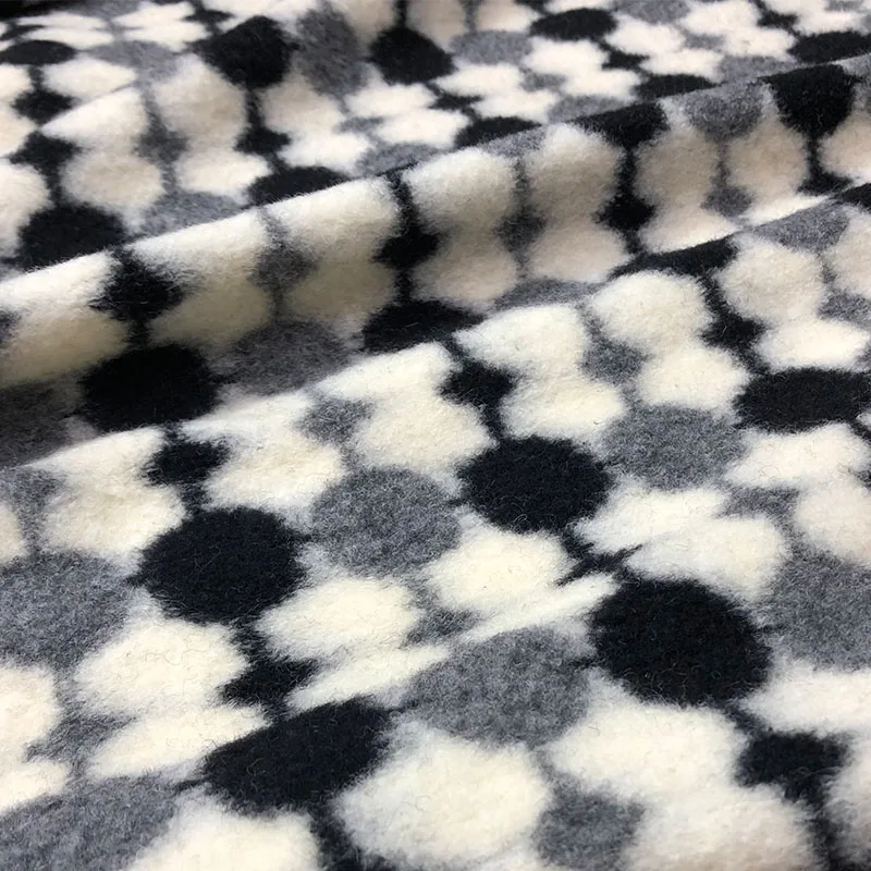 

Thi вязаная осенне-зимняя шерстяная ткань для одежды Camere, цветная тканая текстура Faion ow Sle, большой брендовый материал пальто