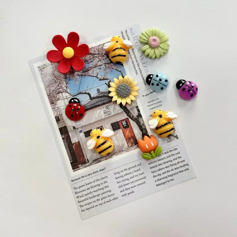 10pcs Adorable Refrigerator Magnets - Durable & Strong Hold for Kitchen, Office & More - Versatile Home Decor Mothers Day Gift