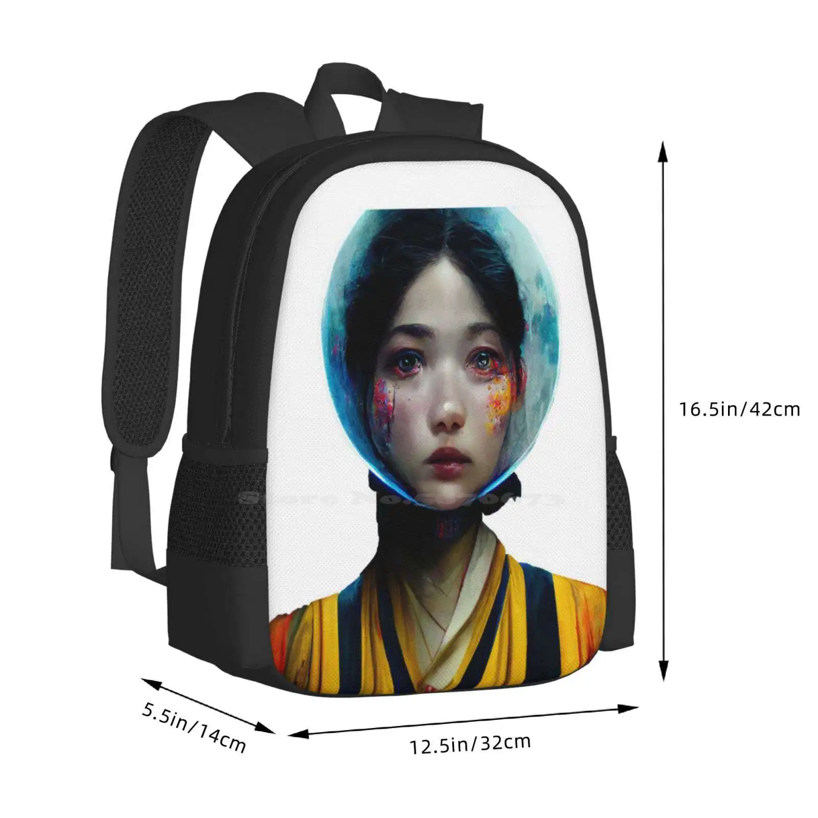 Dystopian Japanese Anime Girl School Bags per ragazze adolescenti borse da viaggio per Laptop Anime giapponesi Girl Animeworld Animeedits