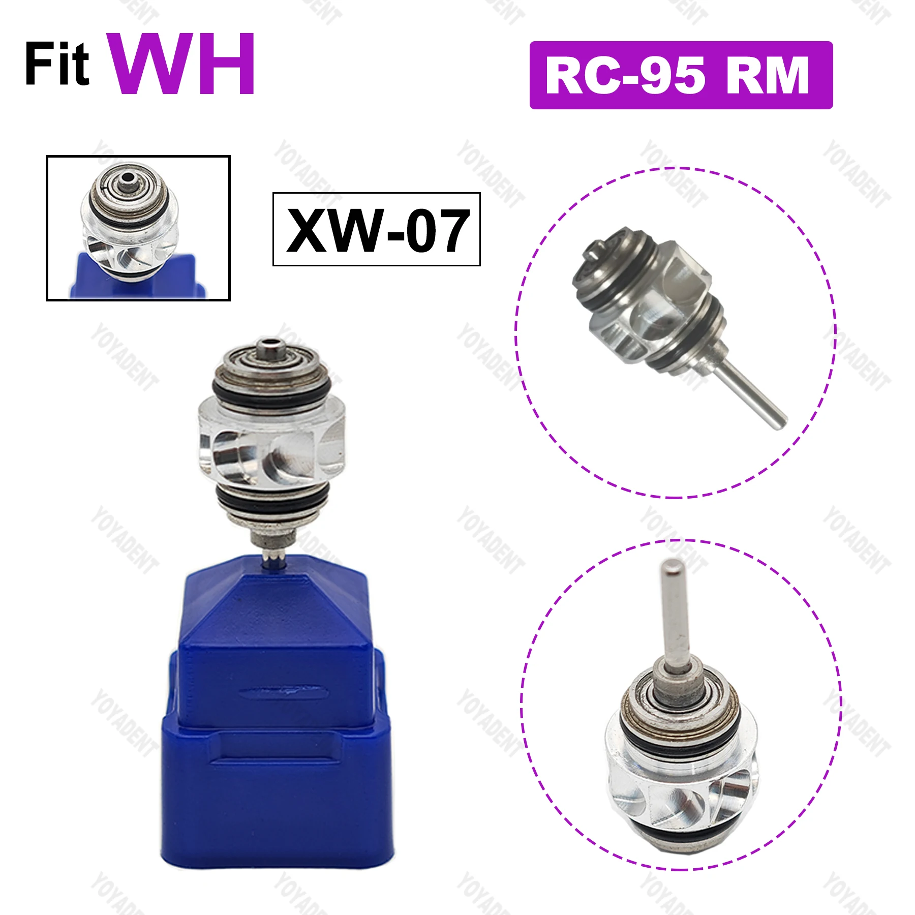 

Fit WH RC-95 RM High Speed Handpiece Dental Turbine Cartridge Rotor Air Rotor Dentistry Handpiece Accessories Dentists Tools