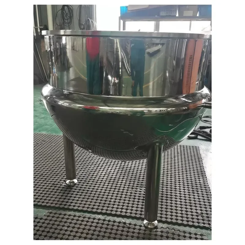 Customizable Commercial Stainless Steel Food-Grade Steam Jacketed Kettle Industrial Cooking Pot for Tomato Sauce for Farms