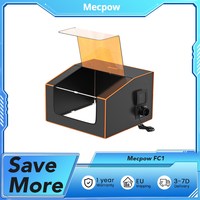 Mecpow FC1 Laser Engraver Enclosure 700x700x460mm, Stainless Steel 201, Fiberglass, Silicone, PVC Film