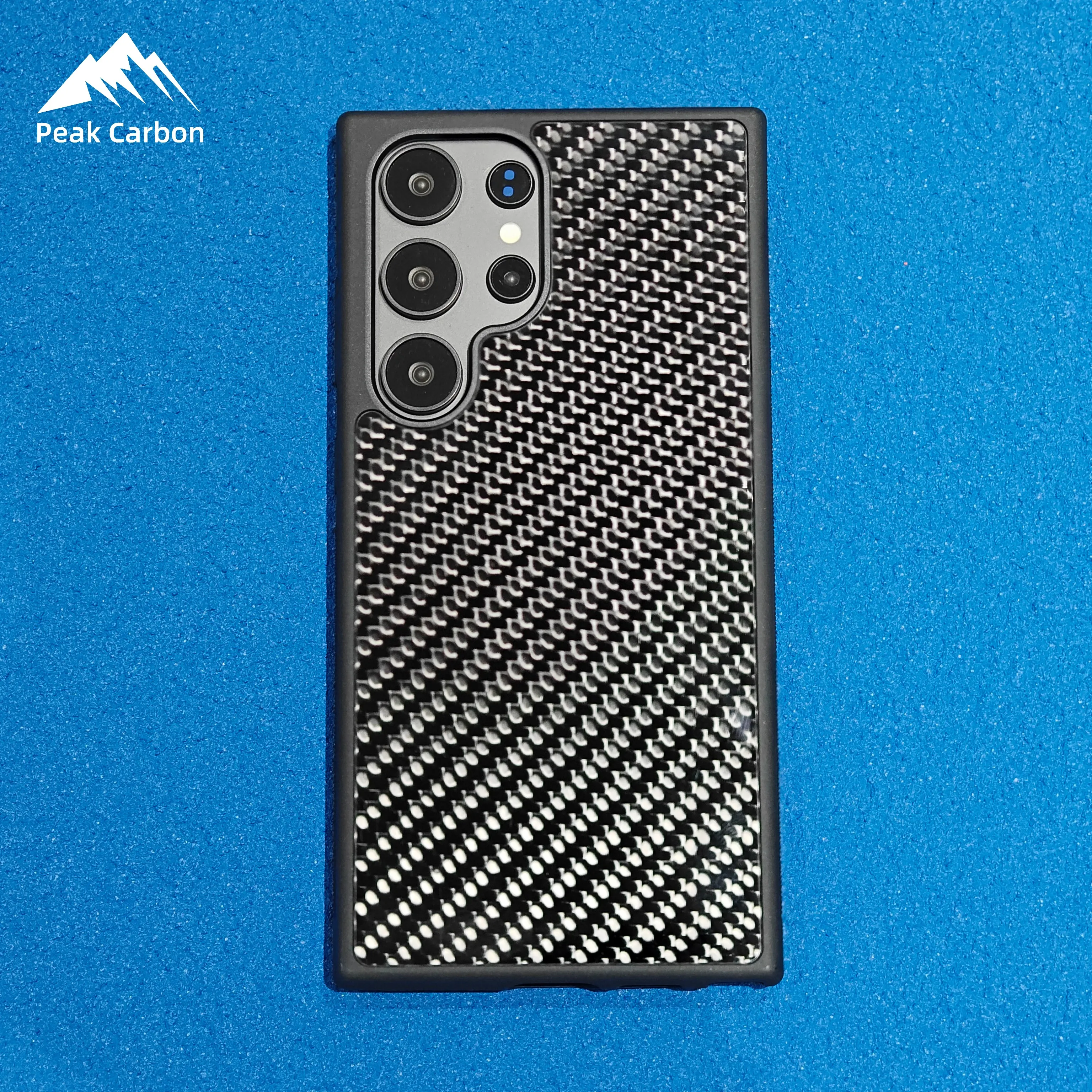 

Magnetic Woven Real Carbon Fiber Case for Samsung Galaxy S25 S24 S23 S22 S21 Ultra Z Fold 5 6 with Magsafe for Car Phone Holder