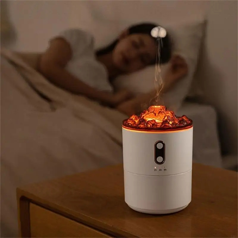 U0DE البركان المرطب 450 مل السعة الكبيرة عملية هادئة عملية رطبة بيضاء صغيرة