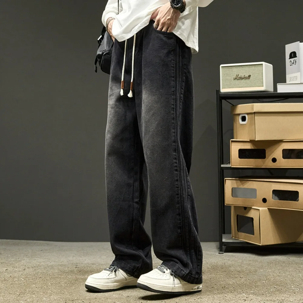 

Spring trendy retro wide-leg pants, a versatile casual workwear pants for teenagers