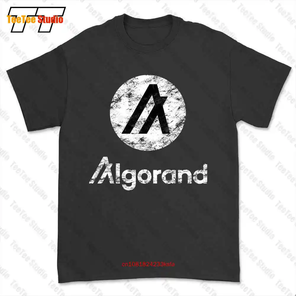 Algorand Crypto Blockchain Algo Token Distressed T-shirt Tee NZZA