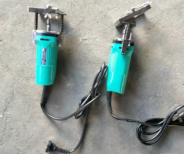 Portable electric drainage water slot milling tools  for making upvc window and door