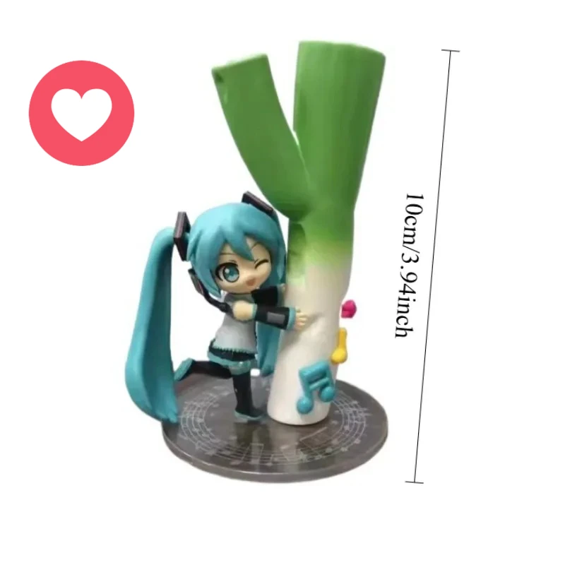 10cm-初音ミク-カワイイ-ウェールシャンオニオンを抱く-美少女フィギュア-モデル-スタチュー-コレクション-デスクトップデコレーション-オーナメント-ギフト