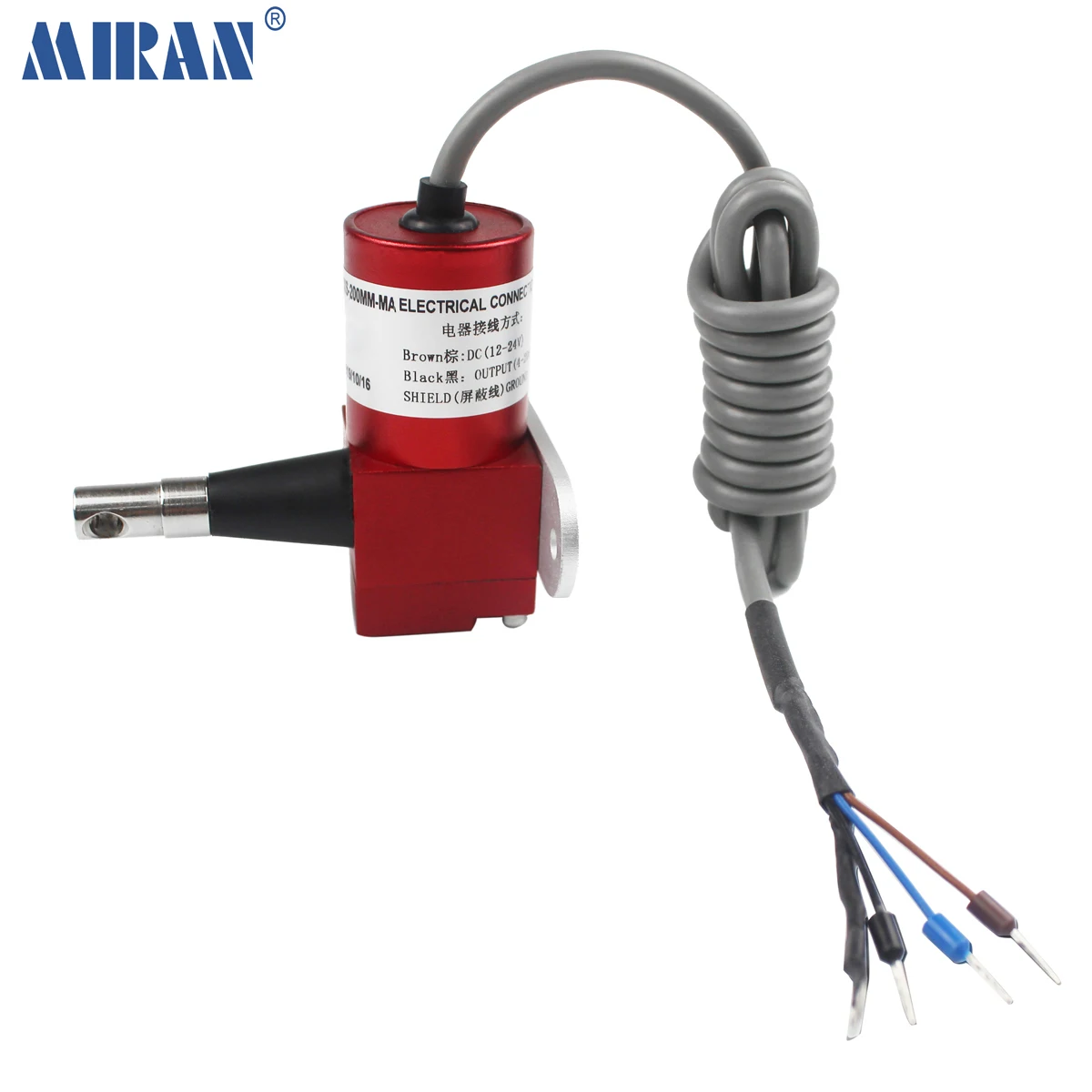 MIRAN MPS-XXXS Mini Type Resistance Wire Rope Potentiometer Cable Sensor Wire Linear Sensor for Injection and Press Machine