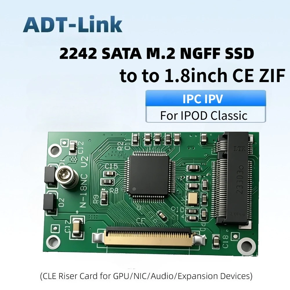 2242 SATA M.2 NGFF SSD Converter To 1.8