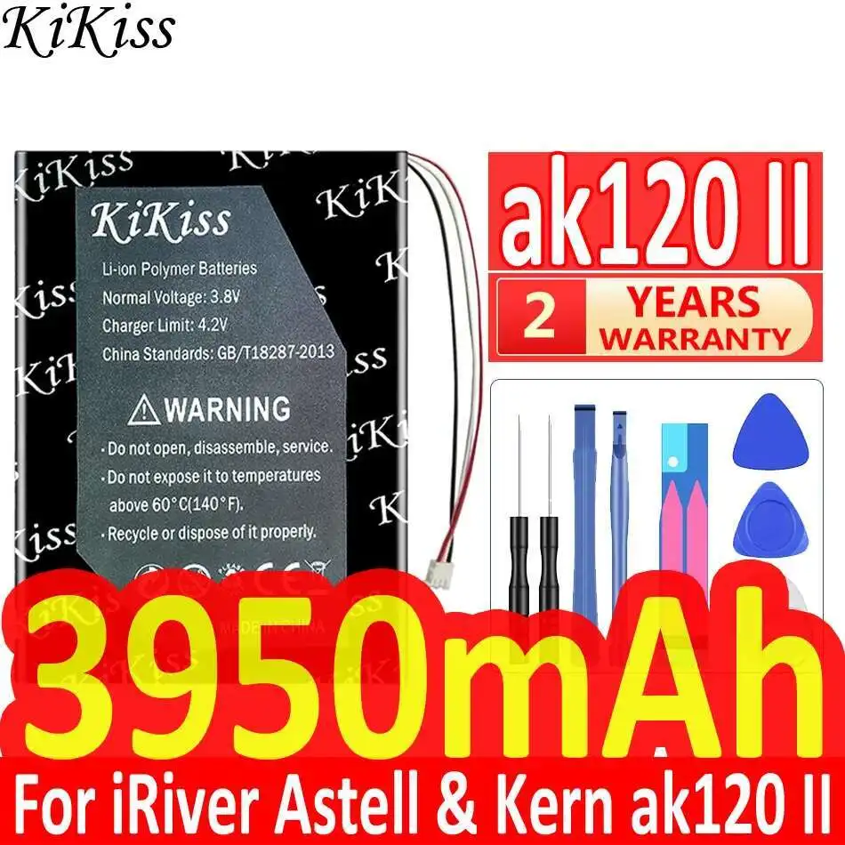 

Player Battery High-Efficiency 3950mAh For Iriver Astell & Kern ak120 II 2 Gen Player High Capacity