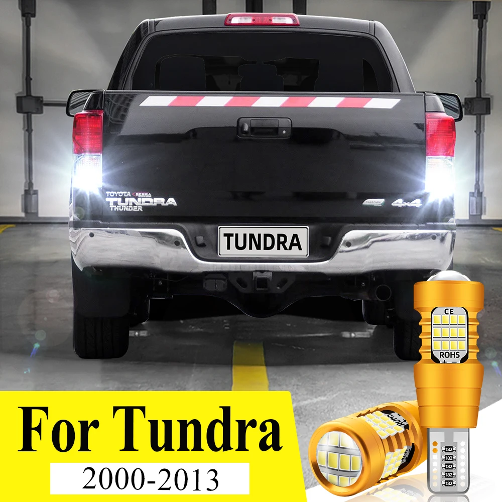 

LED Backup Lights For Toyota Tundra 2000-2013 2012 2011 2010 2009 2008 T15 W16W 921 Reversing Bulb Reverse Lamp Car Accessories