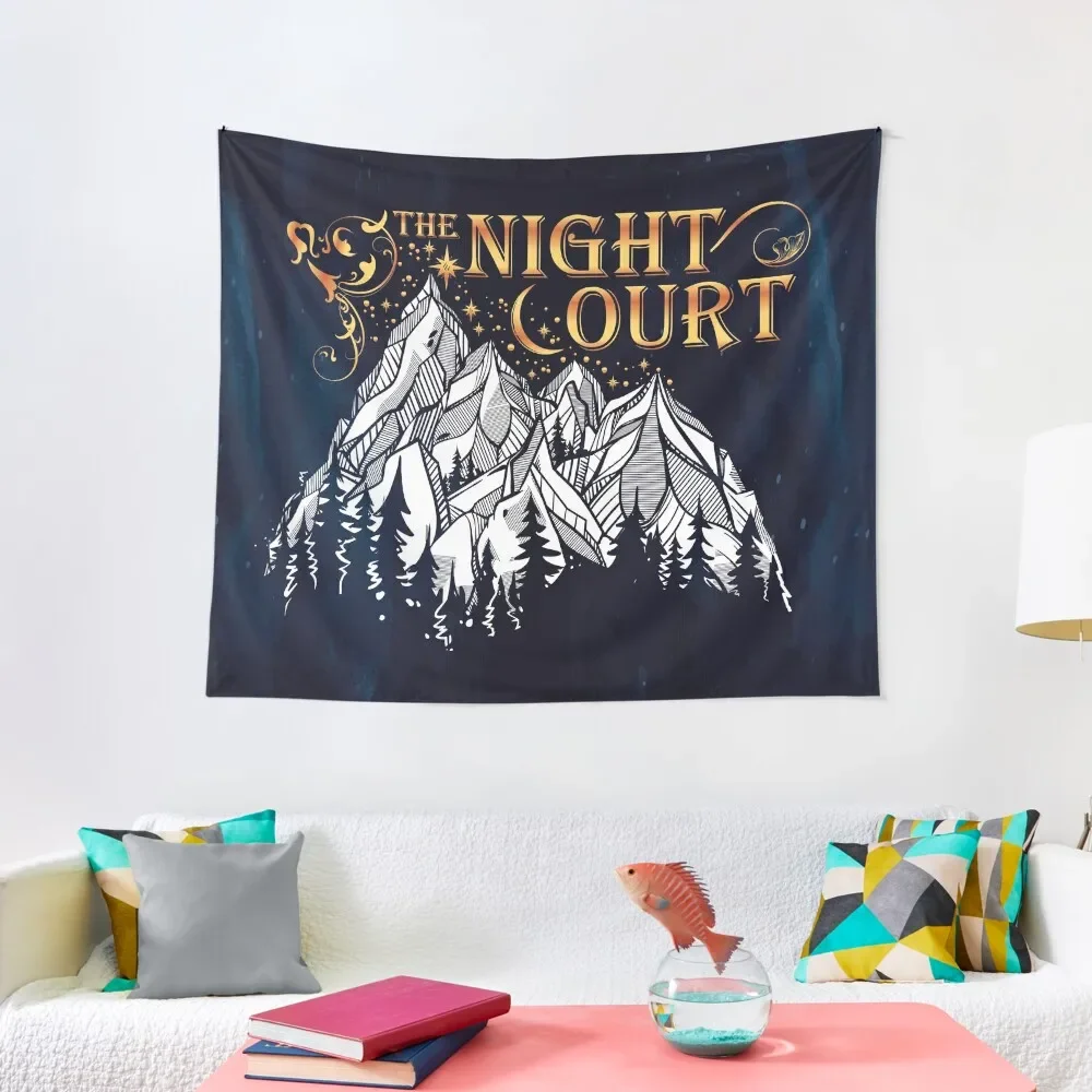 

A Court of Wings and Ruin, The Night Court Tapestry Wall Carpet Bedroom Organization And Decoration Tapestry